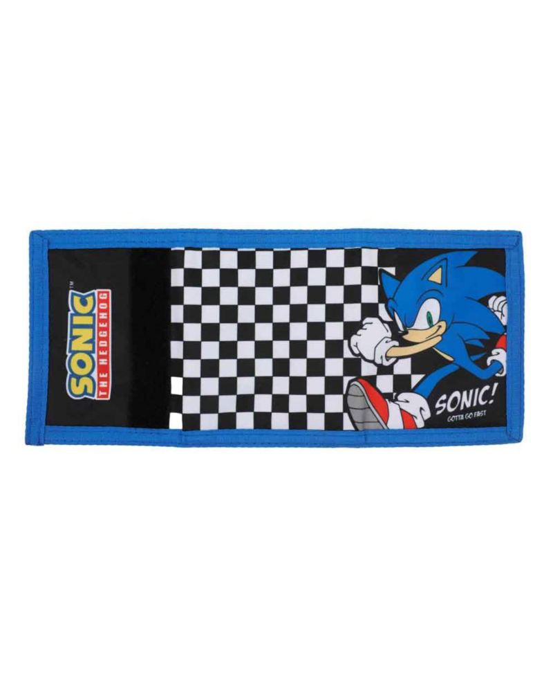 Character and Checkered Patterns 2-Piece Curved Snapback Hat and Bi-Fold Wallet Set