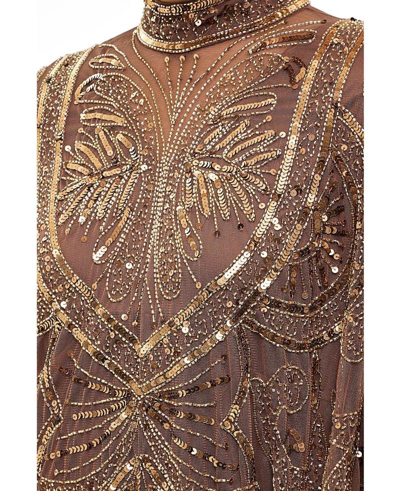 Women's Embellished Sequins Gown