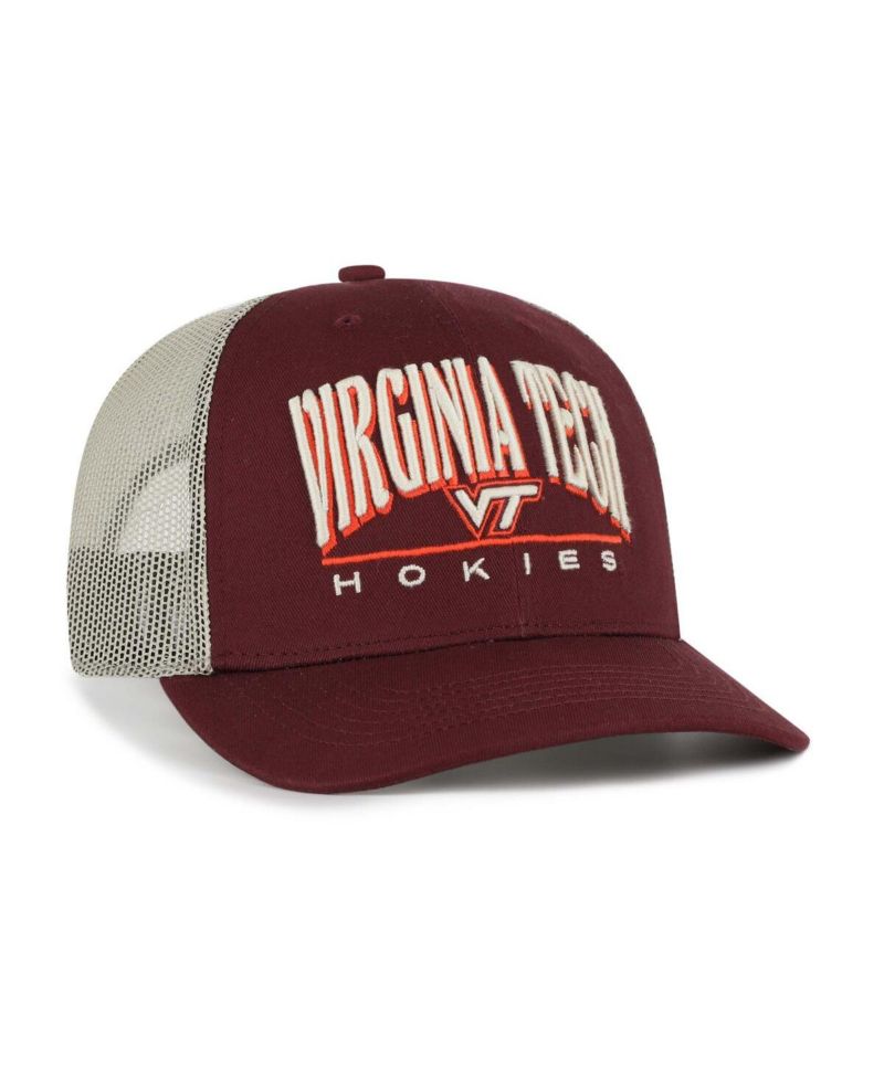 Men's Maroon Virginia Tech Hokies Arid Adjustable Trucker Hat