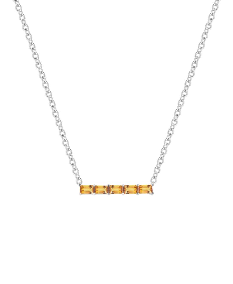 Citrine (1/2 ct. t.w.) Necklace in Sterling Silver (also in Multi-Stone)