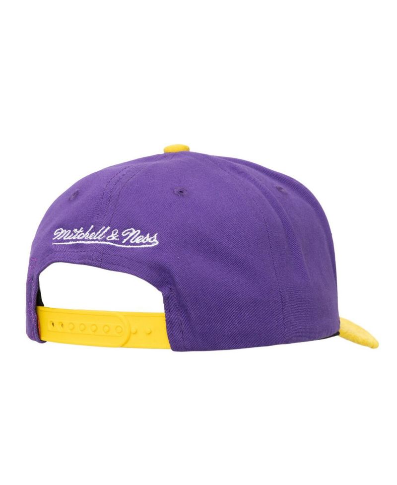 Men's Purple/Gold Los Angeles Lakers May Flowers Adjustable Hat