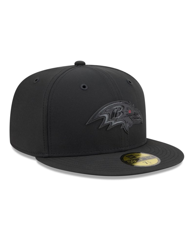 Men's Black Baltimore Ravens 2026 Sideline 59FIFTY Fitted Hat