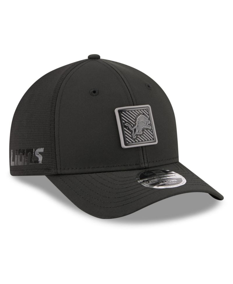 Men's Black Detroit Lions 2026 NFL Training Camp 9FORTY Adjustable Hat