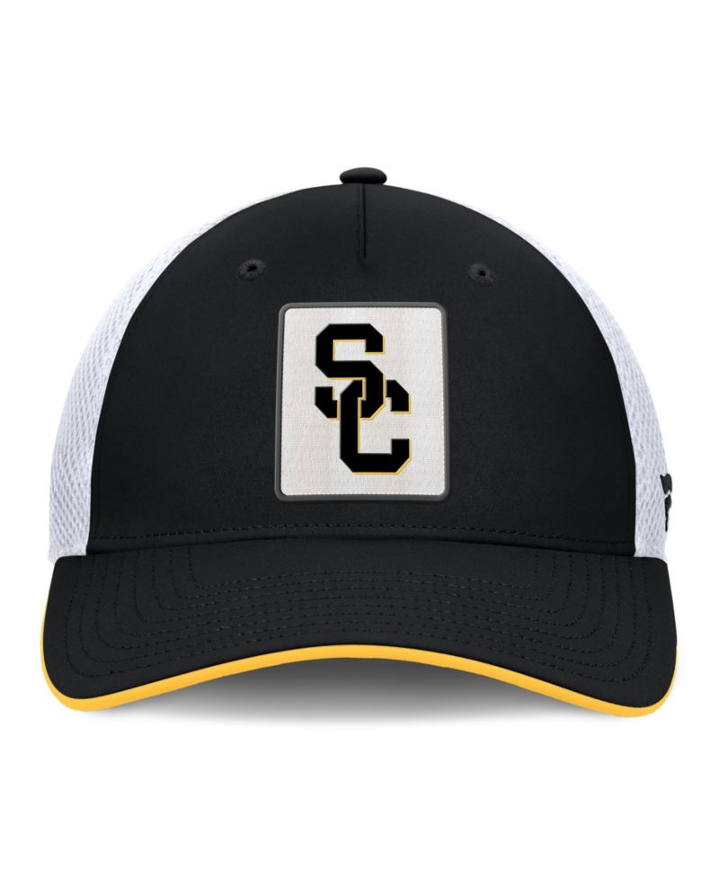 Men's Black USC Trojans 5-Panel Matter Flex Hat