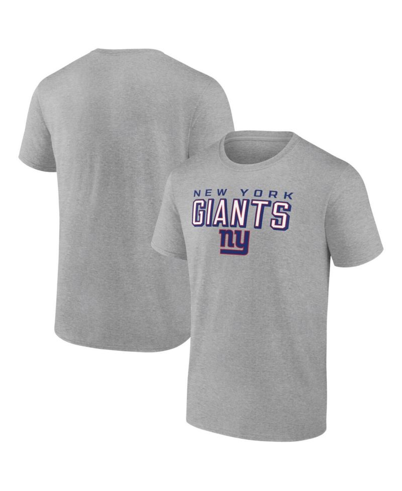 Men's Heather Gray New York Giants Swagger T-Shirt