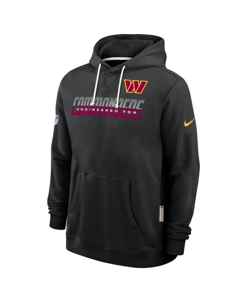 Men's Black Washington Commanders Sideline Standard Issue Dri-FIT Hoodie