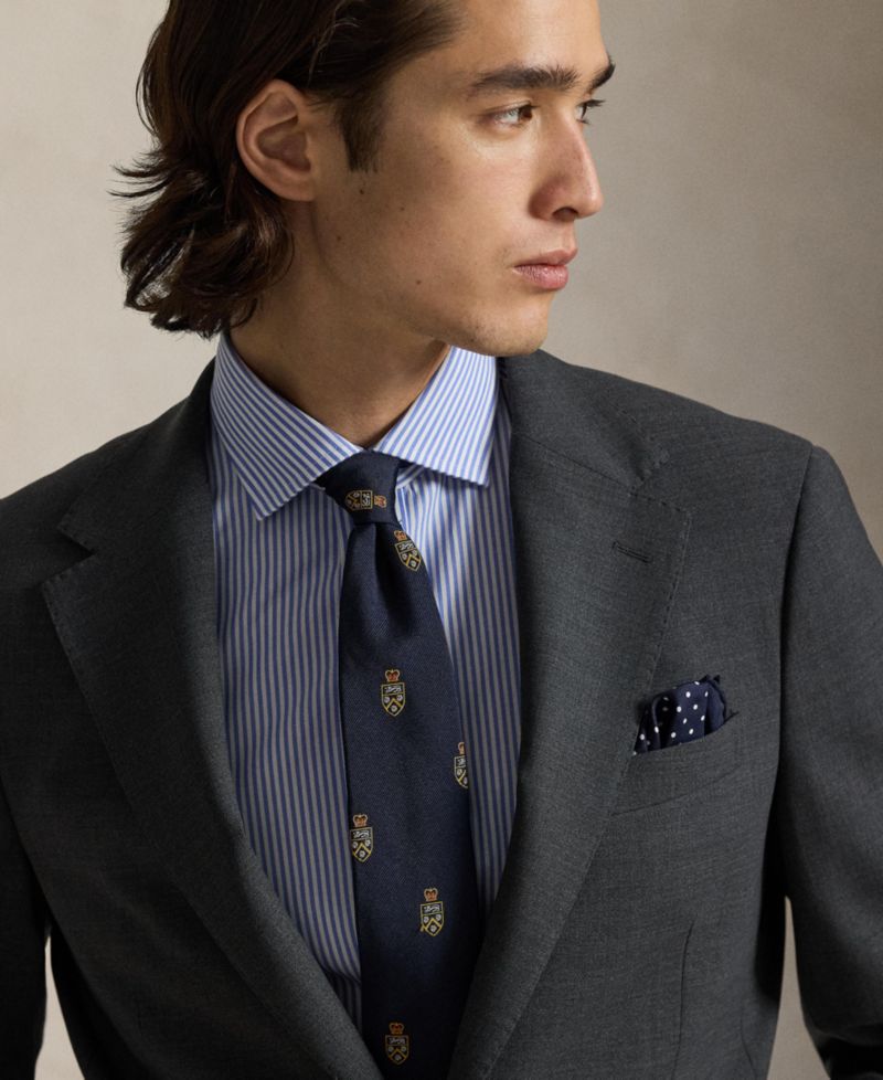 Men's Polo Modern-Fit Wool-Blend Suit Jacket