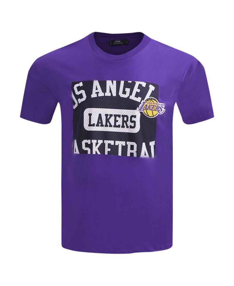 Men's Purple Los Angeles Lakers Made To Play Drop Shoulder T-Shirt