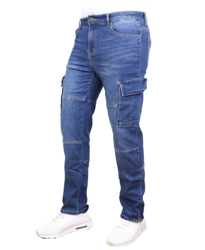 Men's Stretch Cargo Pocket Jeans