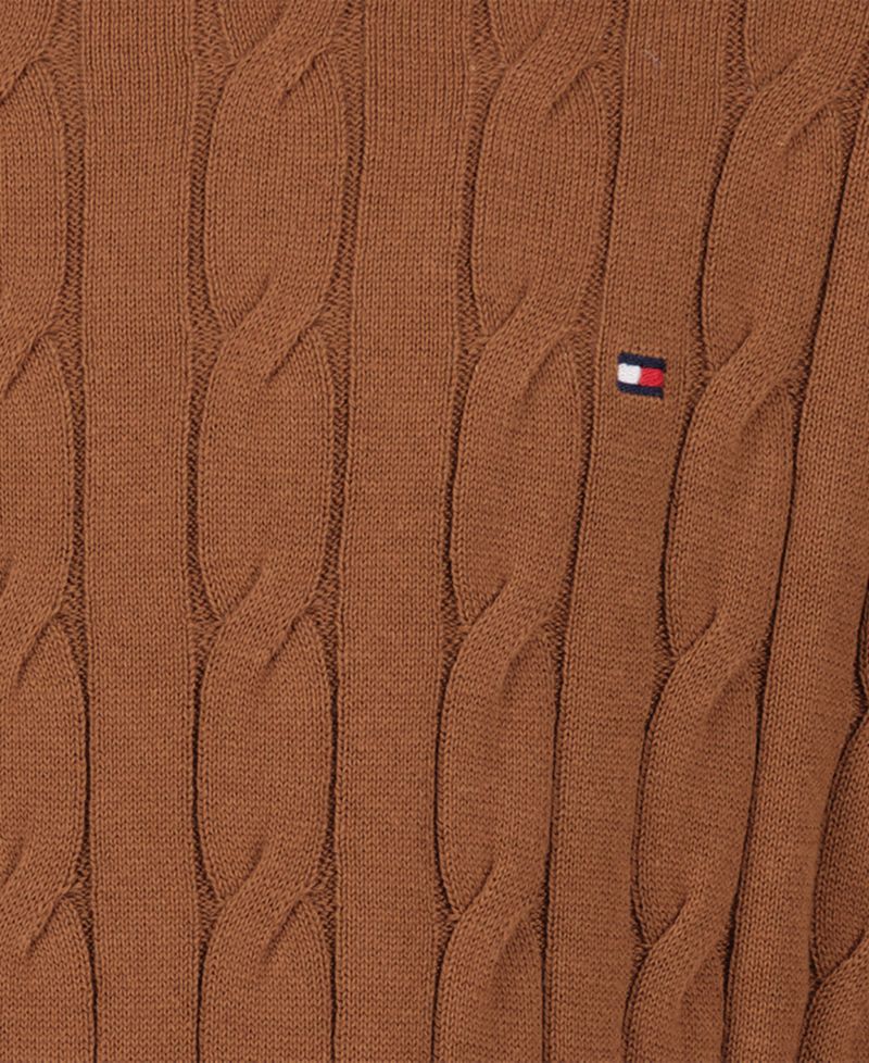 Men's Cable Knit Crewneck Sweater