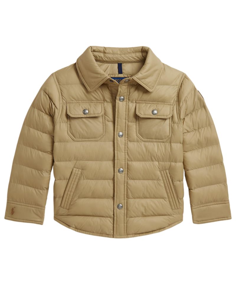 Boys' 2T-7 Quilted Shirt Jacket