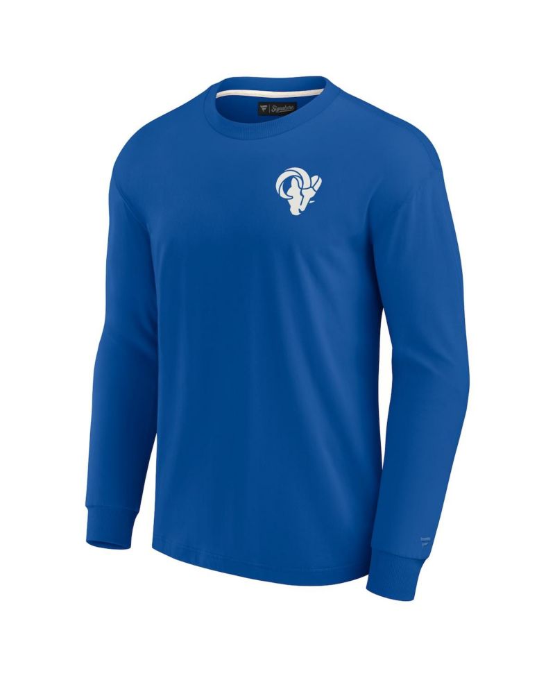 Men's and Women's Royal Los Angeles Rams Super Soft Long Sleeve T-shirt