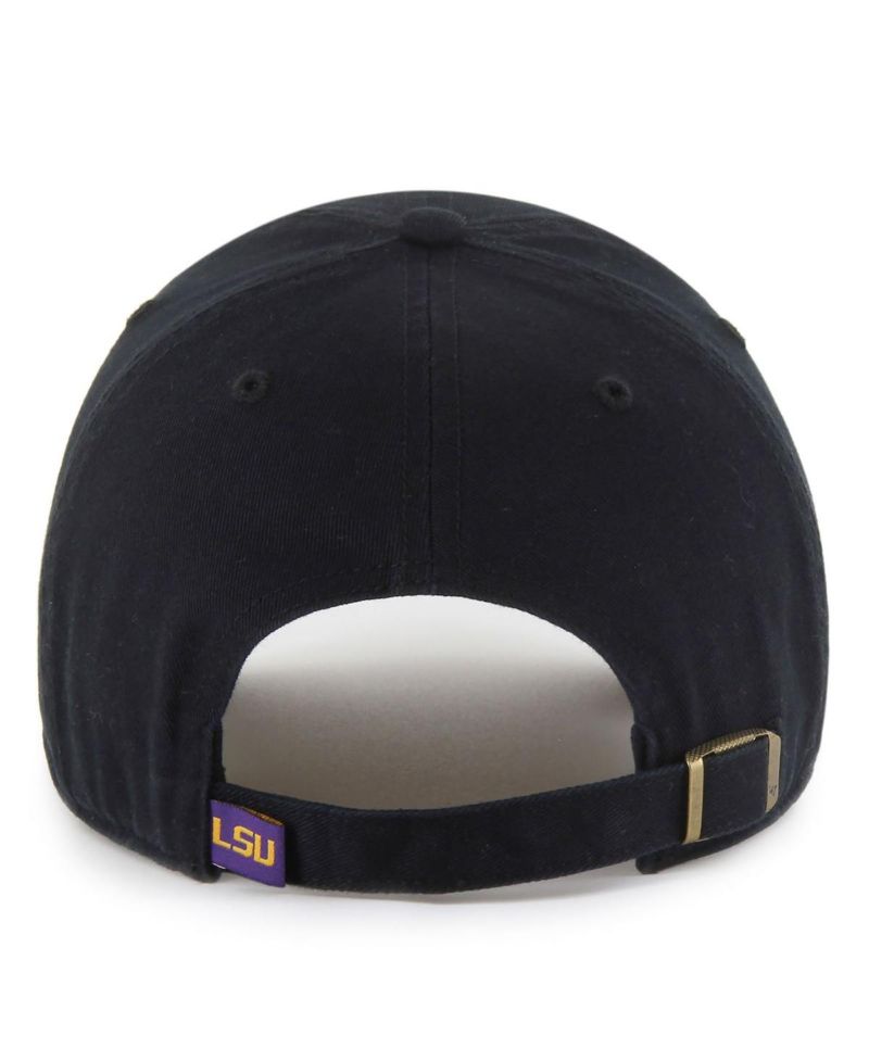 Men's Black LSU Tigers Clean Up Adjustable Hat