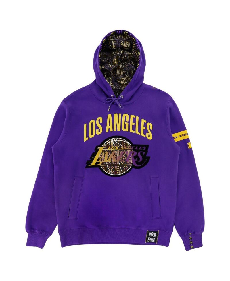 Men's and Women's NBA x Purple Los Angeles Lakers Culture & Hoops Heavyweight Pullover Hoodie
