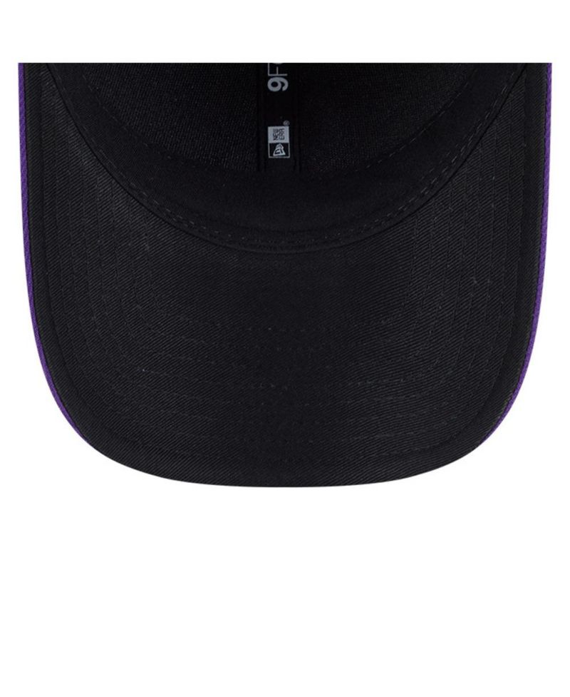 Men's Black/Purple Colorado Rockies Player Replica 9FORTY Adjustable Hat