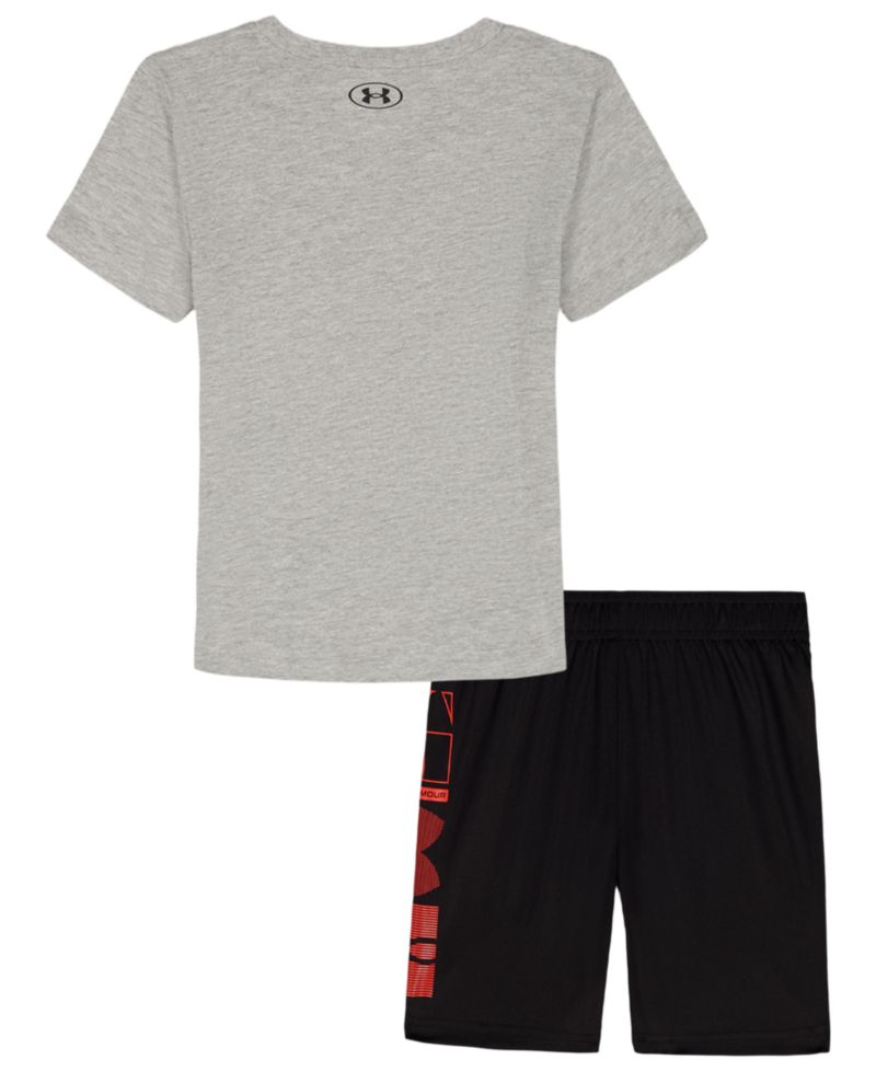 Boys' 2T-7 Tech Decon T-Shirt and Shorts, 2-Piece Set