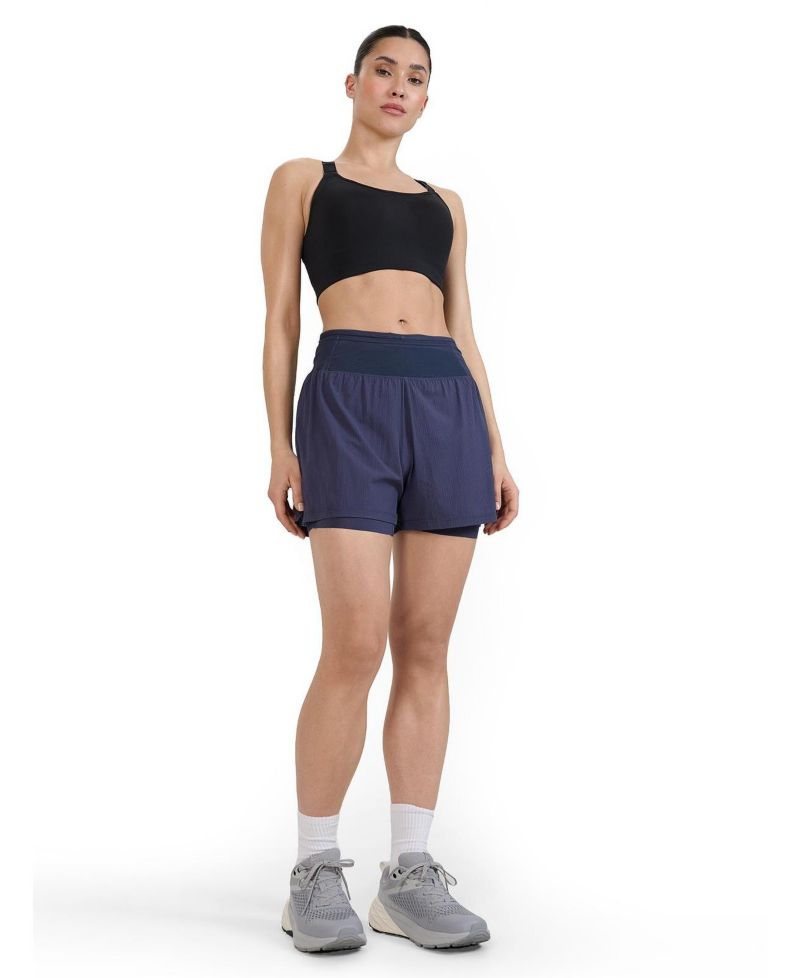 Women's Quick-Dry Trail Running Shorts Mid Rise Regular Fit