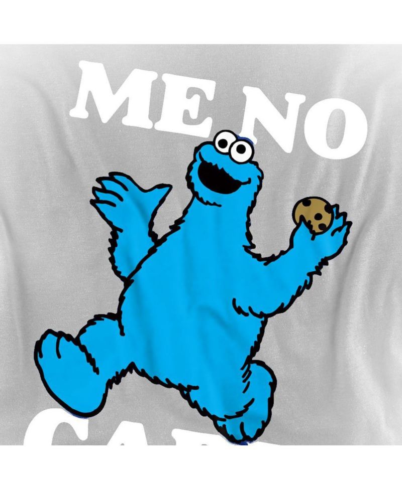 Men's Cookie Monster Me No Care T-Shirt