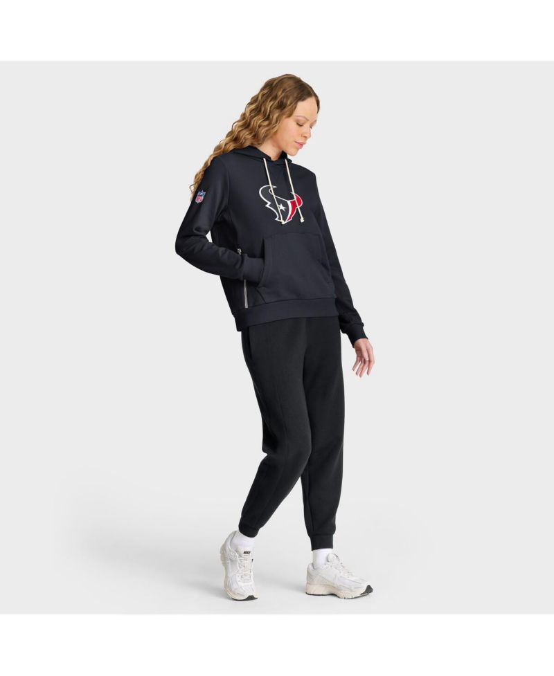 Women's Navy Houston Texans Sideline Standard Issue Initial Home Dri-FIT Hoodie