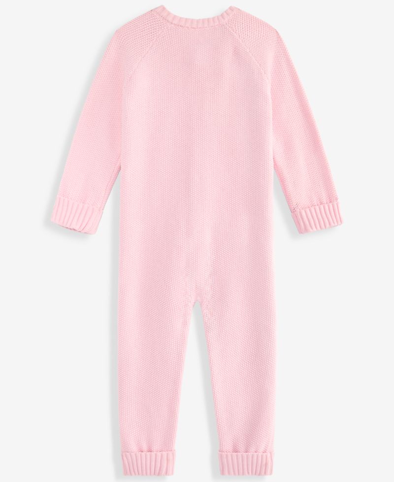 Baby Boys' or Baby Girls' Cotton Long-Sleeve Sweater Romper