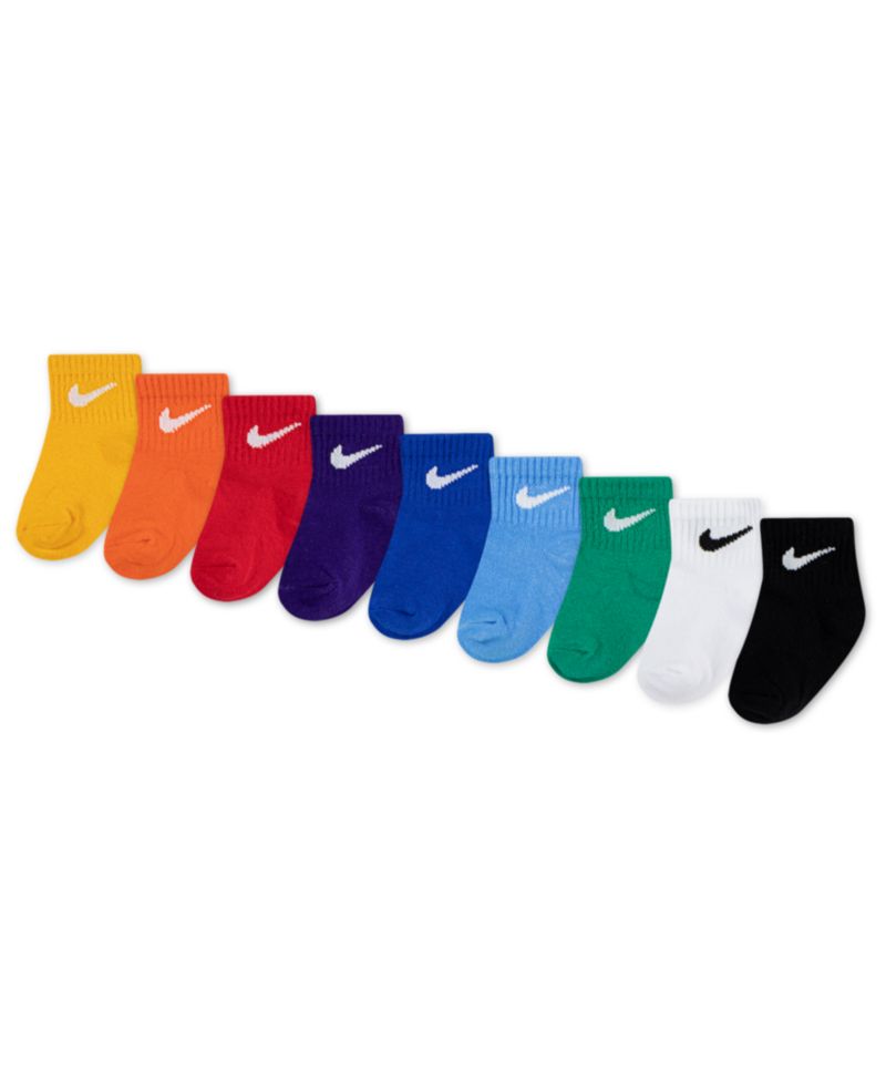 Toddler Boys' and Girls' 0M-4T Socks Gift Set, 9-Pack Set