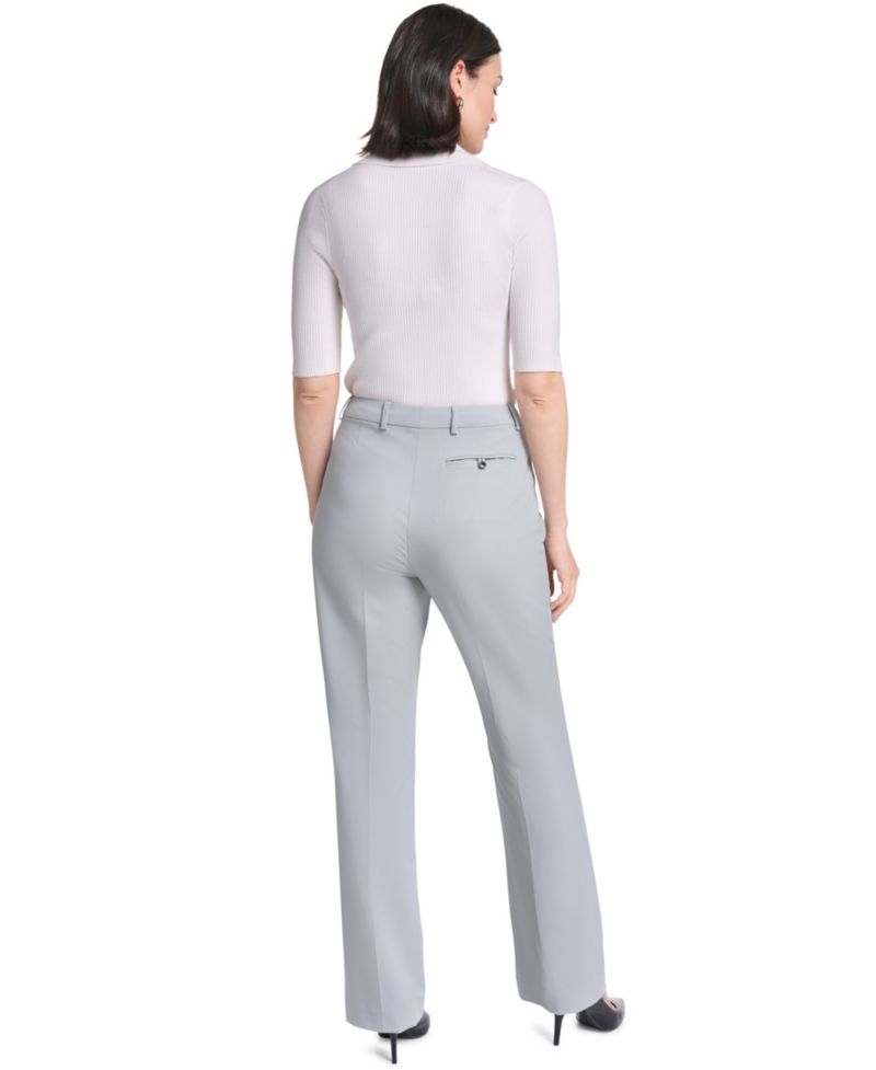 Women's High-Rise Straight-Leg Modern Fit Pants