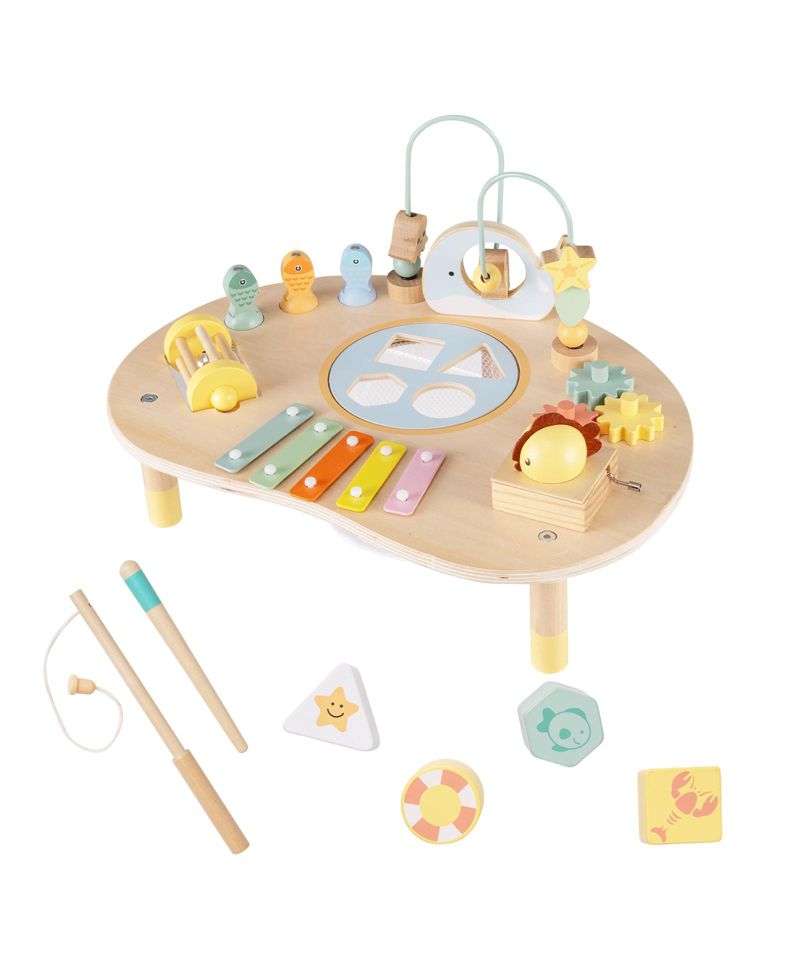 7-in-1 Montessori Wooden Activity Table, 12 Months+