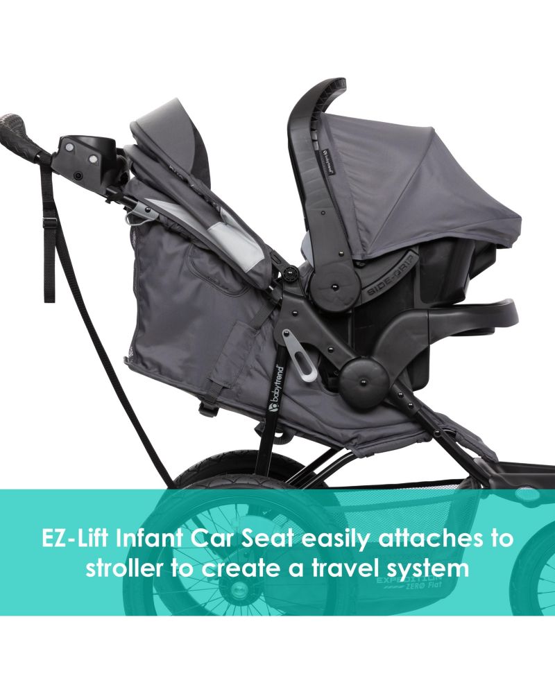 Expedition Zero Flat Jogger Travel System with LED Lights