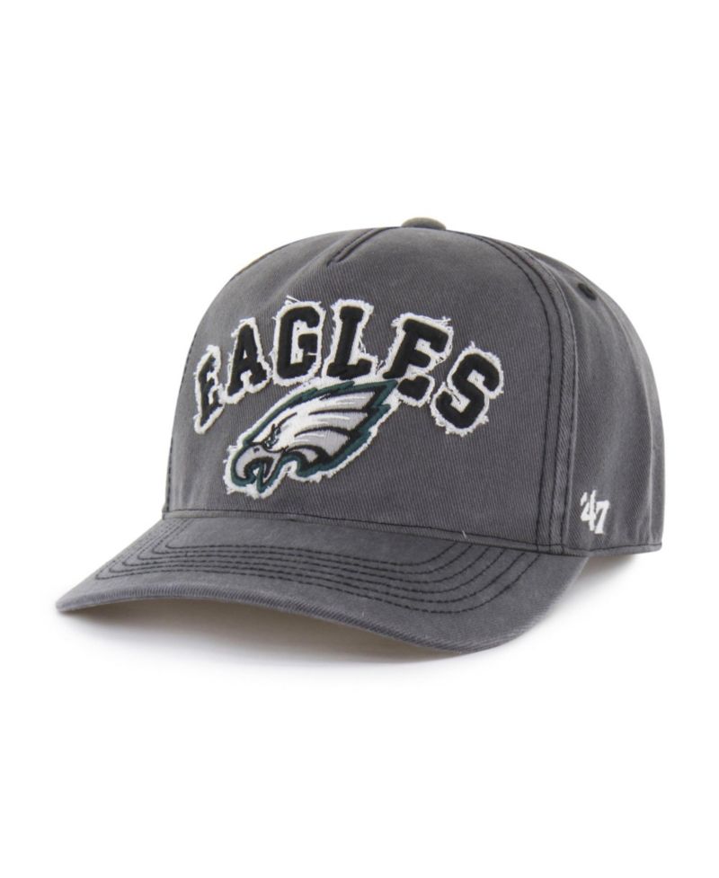 Men's Charcoal Philadelphia Eagles Calderwood Well Worn Hitch Adjustable Hat