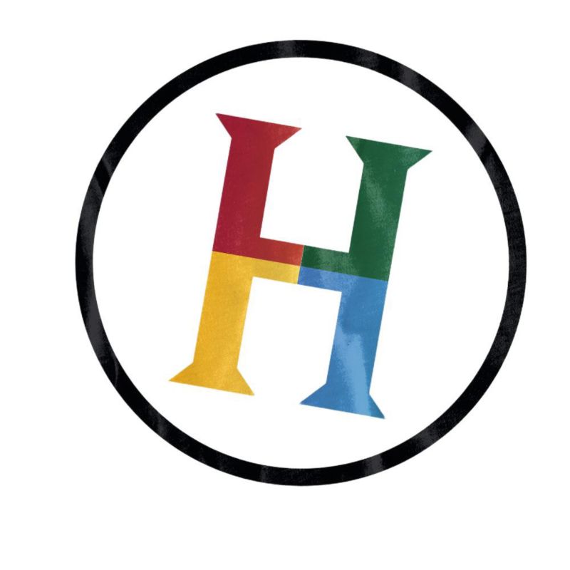 Men's Hogwarts Four Colored H Logo T Shirt