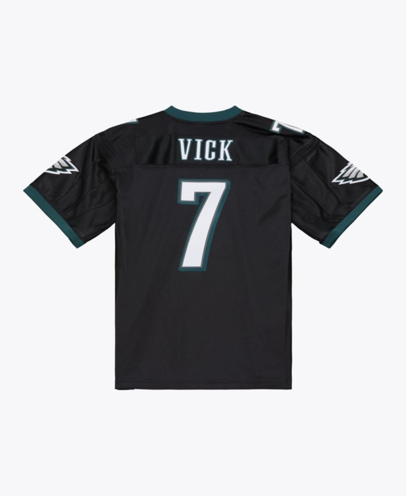 Men's Michael Vick Black Philadelphia Eagles 2012 Authentic Throwback Jersey