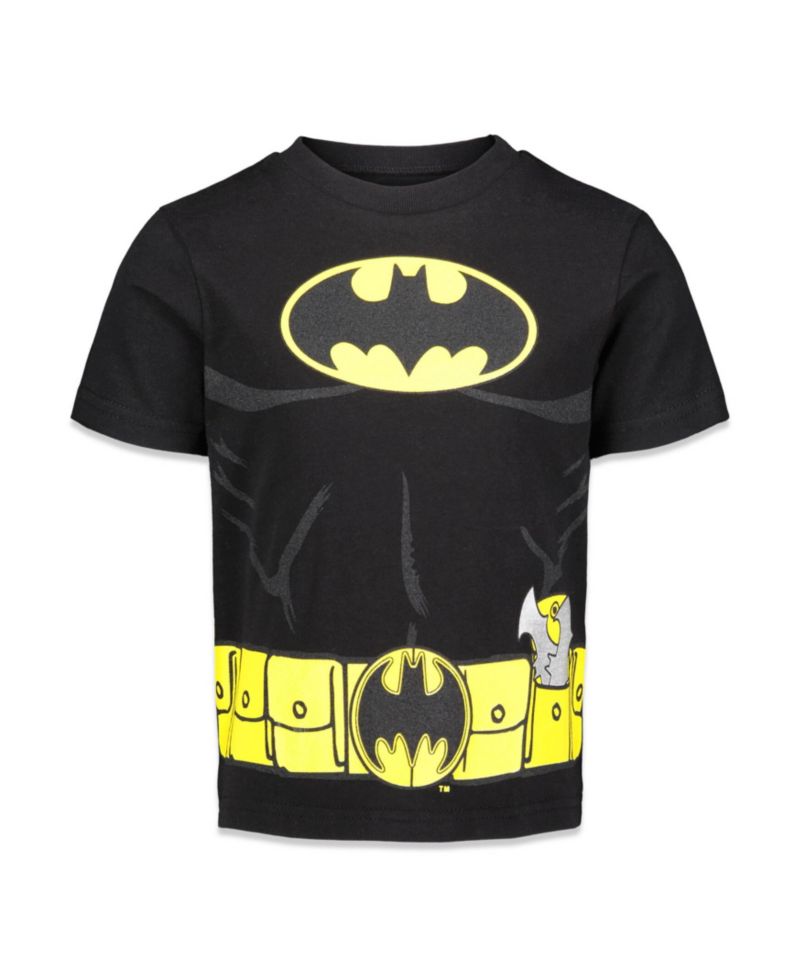 Toddler Boys Justice League Batman Joker Riddler 3 Pack Graphic Short Sleeve T-Shirt Toddler|Child