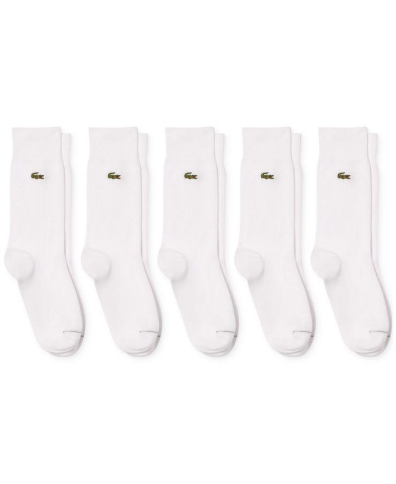 Men's Ribbed Crew Socks, 5-Pack