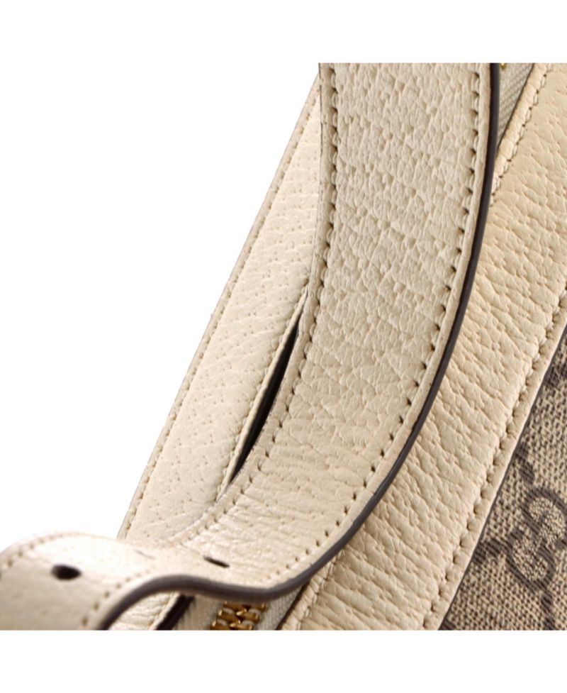 Mini Ophidia Half Moon Bag GG Coated Canvas