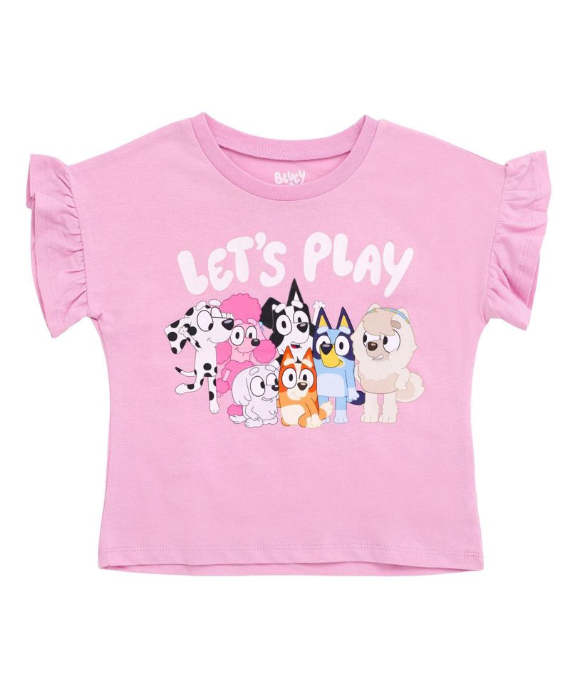 Girls' (5-12) -Piece T-Shirt and Flare Pants Set