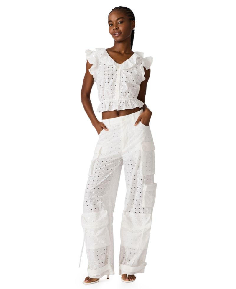 Women's Eyelet Dou Pant