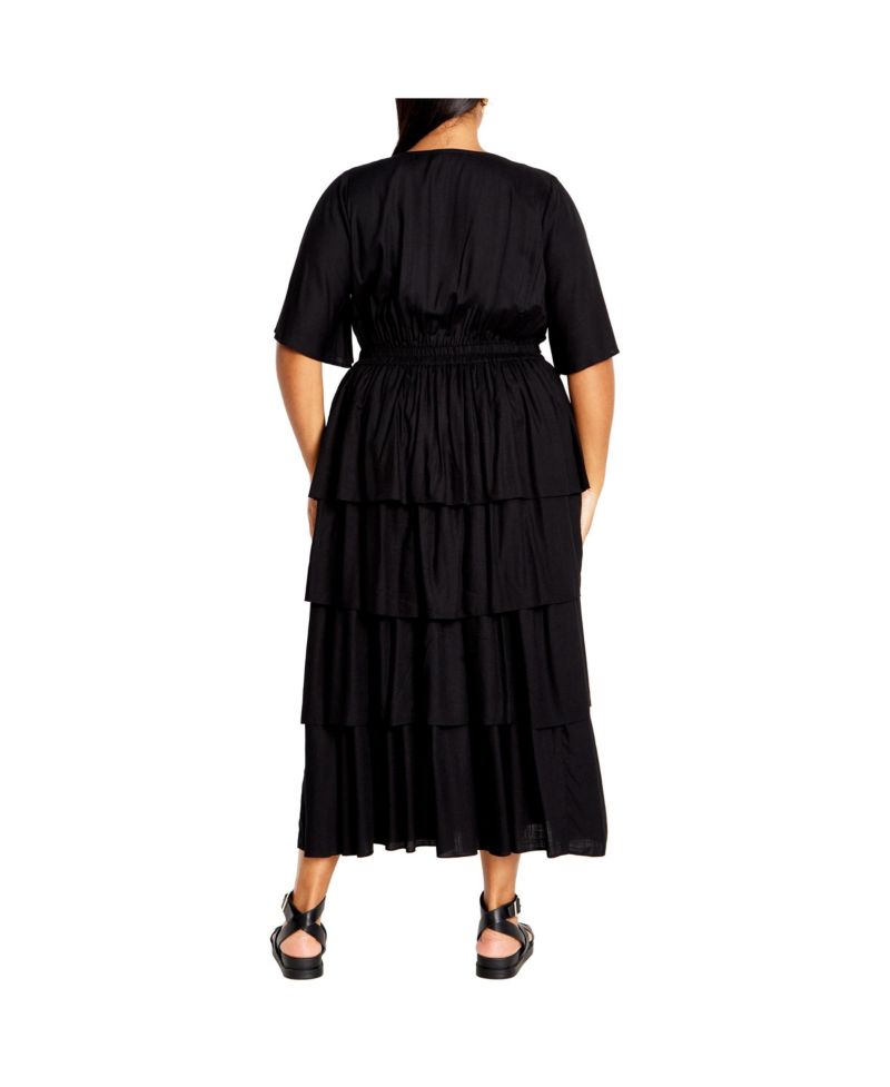 Women's Ana Tie Maxi Tiered Dress