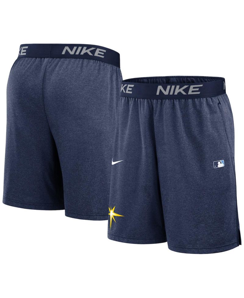 Men's Navy Tampa Bay Rays Authentic Collection Performance Knit Shorts