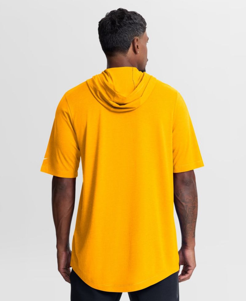 Men's Gold Green Bay Packers Tri-Blend Hooded T-Shirt
