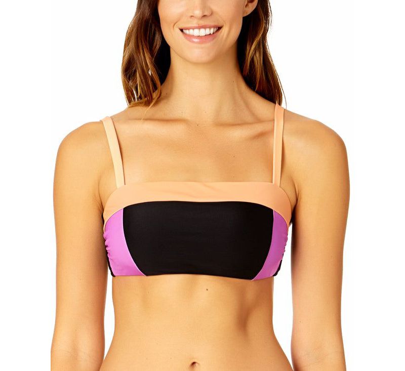 Women's Colorblock Bandeau Bra Swim Top