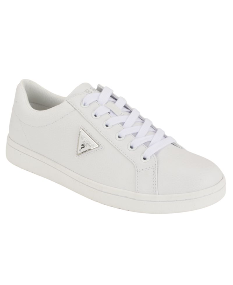 Men's Lacket Faux Leather Round-Toe Sneakers