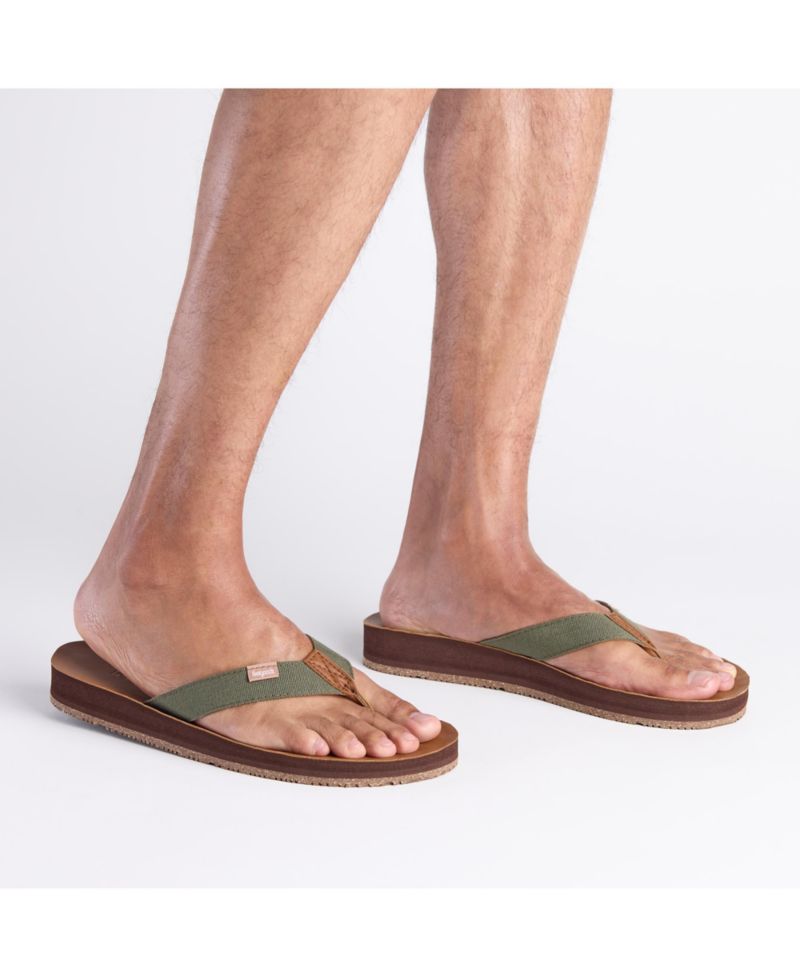 Men's Men s Zensole Kinderz Faux Leather Flip-Flop Thong Sandals