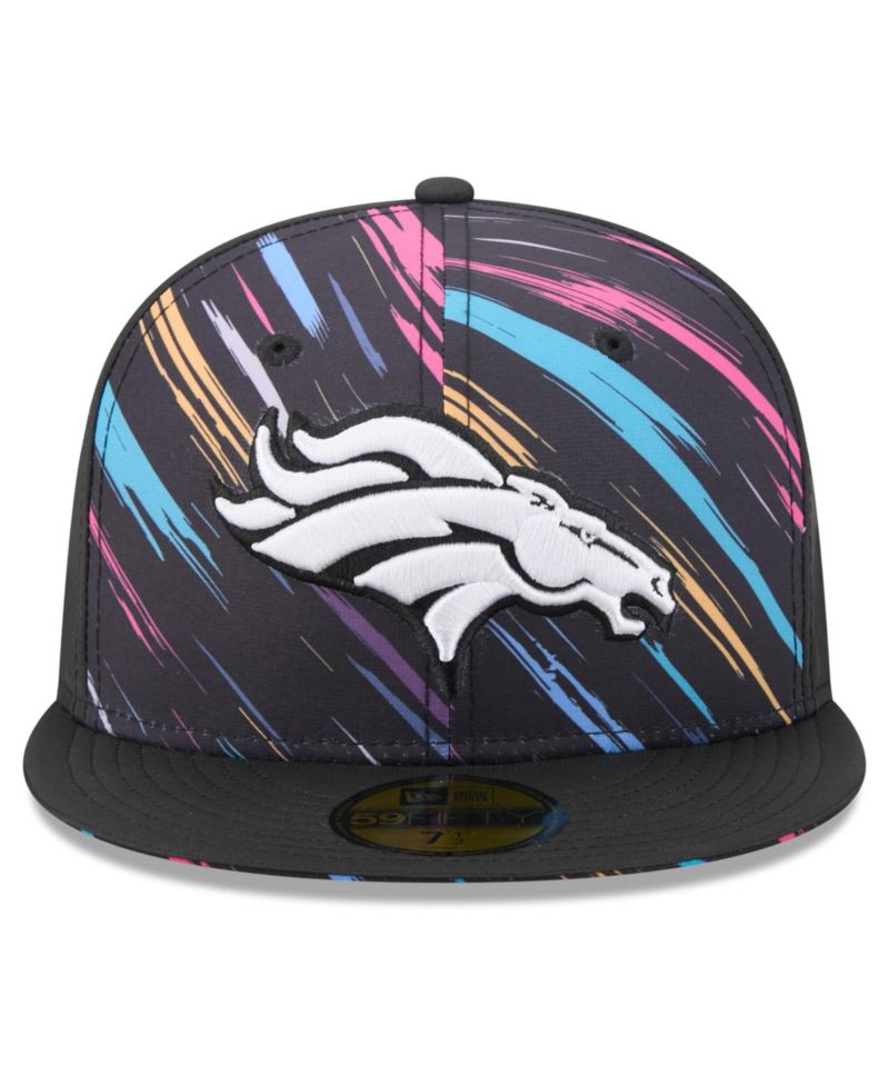 Men's Black Denver Broncos 2026 NFL Cruical Catch 59FIFTY Fitted Hat