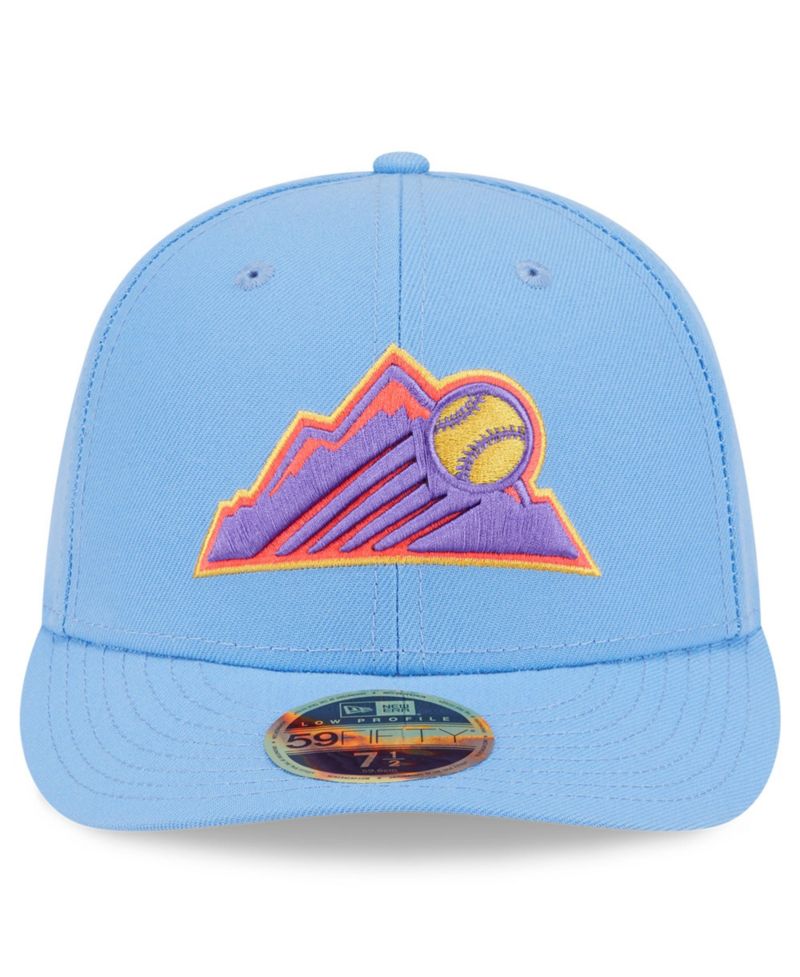 Men's Light Blue Colorado Rockies 2025 City Connect Low Profile 59FIFTY Fitted Hat