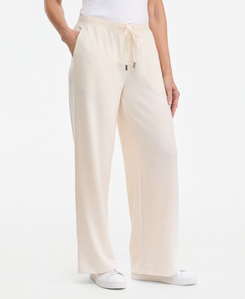 Petite LuxLounge Wide Leg Elastic Waist Pants