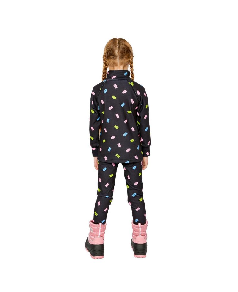 Big Girls (6-14) Two Piece Thermal Underwear Printed Gummy Bears