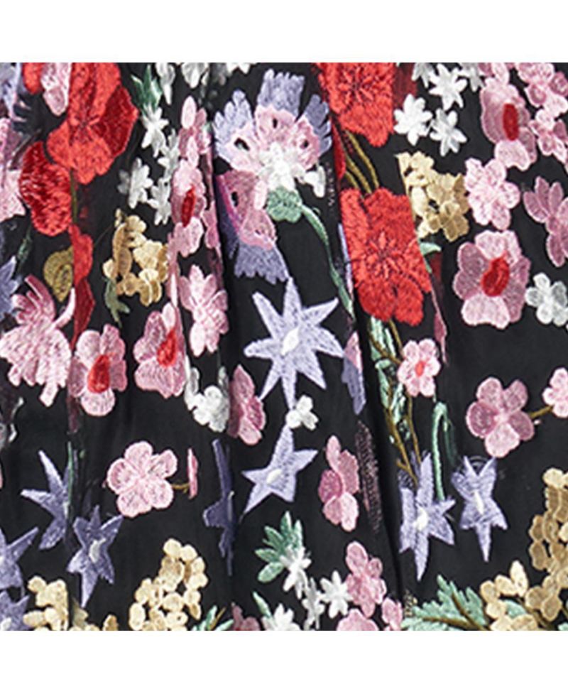 Women's Floral Embroidered Two Piece Set