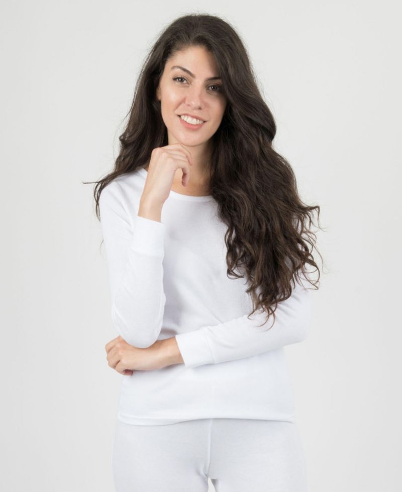 Womens Matching Family Two Piece Cotton Long Sleeve Shirt and Pants Solid Color Pajamas