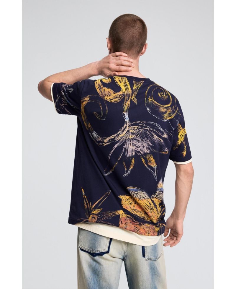 Men's Organic print T-shirt
