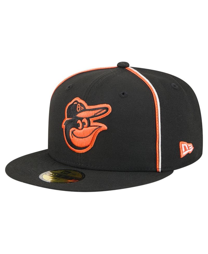 Men's Black Baltimore Orioles Soutache 59FIFTY Fitted Hat